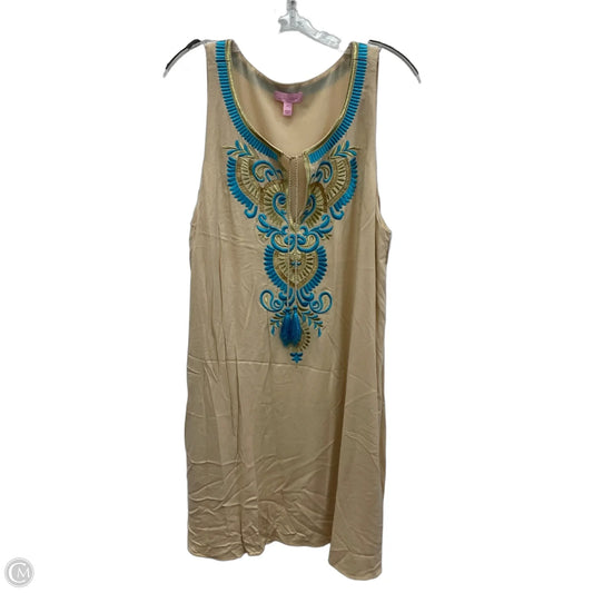 Dress Casual Short By Lilly Pulitzer In Tan, Size: Xl