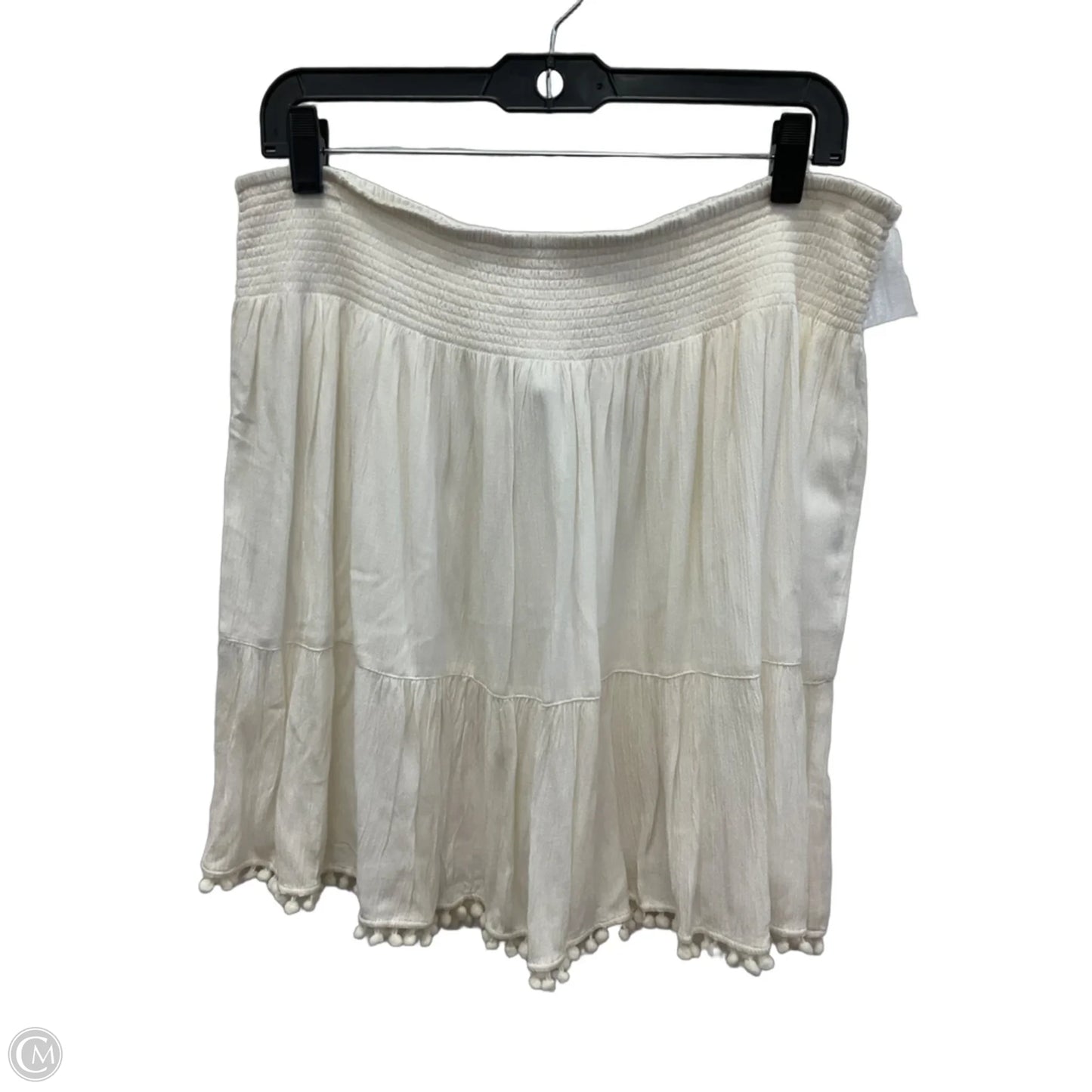 Skirt Mini & Short By Lilly Pulitzer In Cream, Size: Xl
