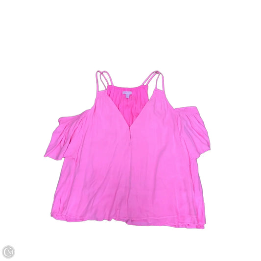Top Short Sleeve By Lilly Pulitzer In Pink, Size: L