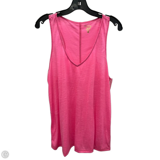 Athletic Tank Top By Lilly Pulitzer In Pink, Size: Xl