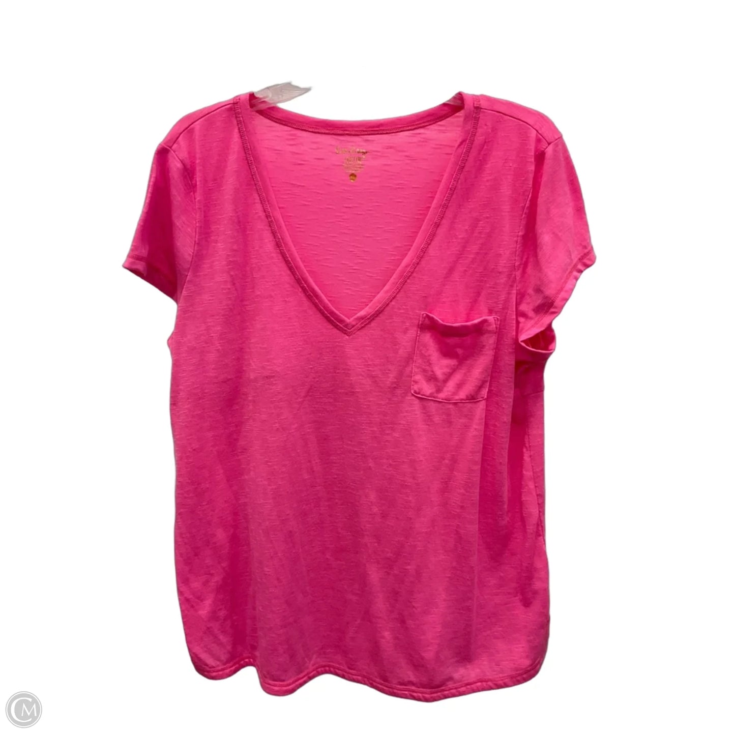Top Short Sleeve By Lilly Pulitzer In Pink, Size: Xl