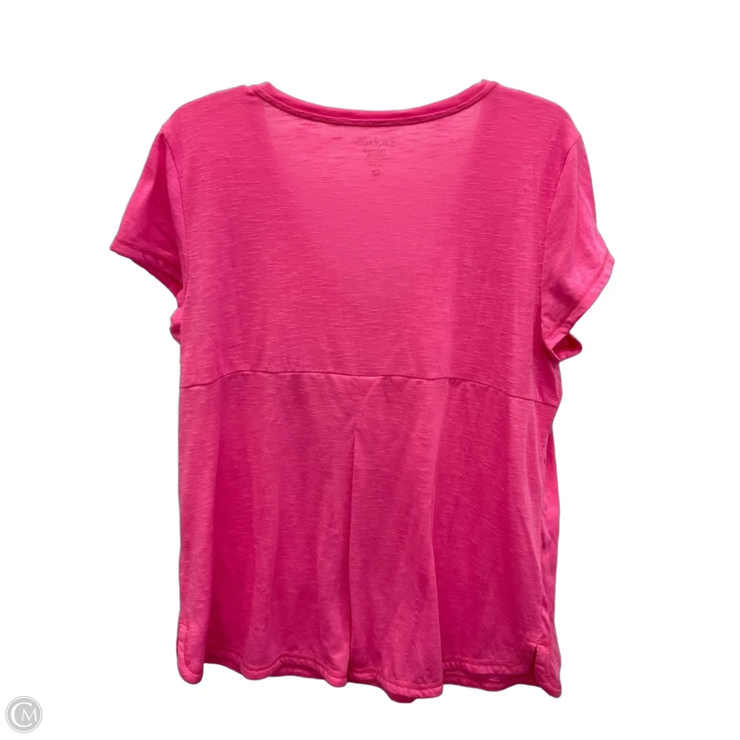 Top Short Sleeve By Lilly Pulitzer In Pink, Size: Xl