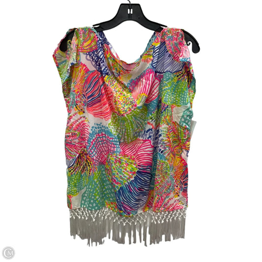 Top Short Sleeve By Lilly Pulitzer In Multi-colored, Size: L
