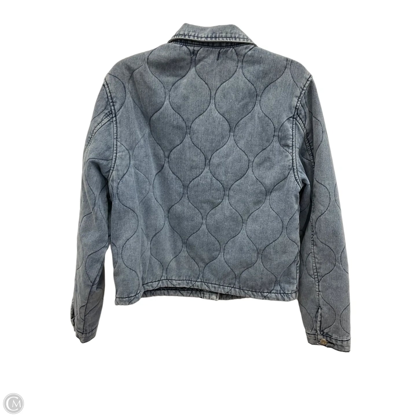 Jacket Denim By Sincerely Jules In Blue Denim, Size: M
