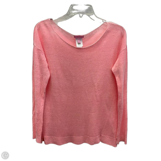 Top Long Sleeve By Lilly Pulitzer In Pink, Size: S