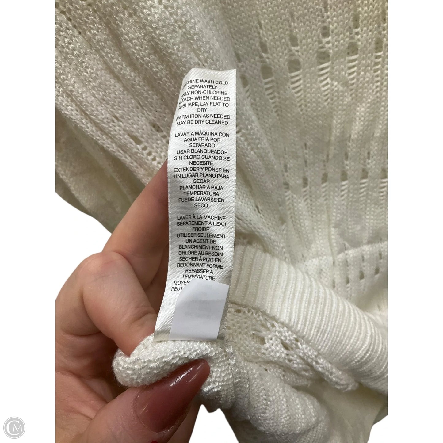 Sweater By White House Black Market In White, Size: S