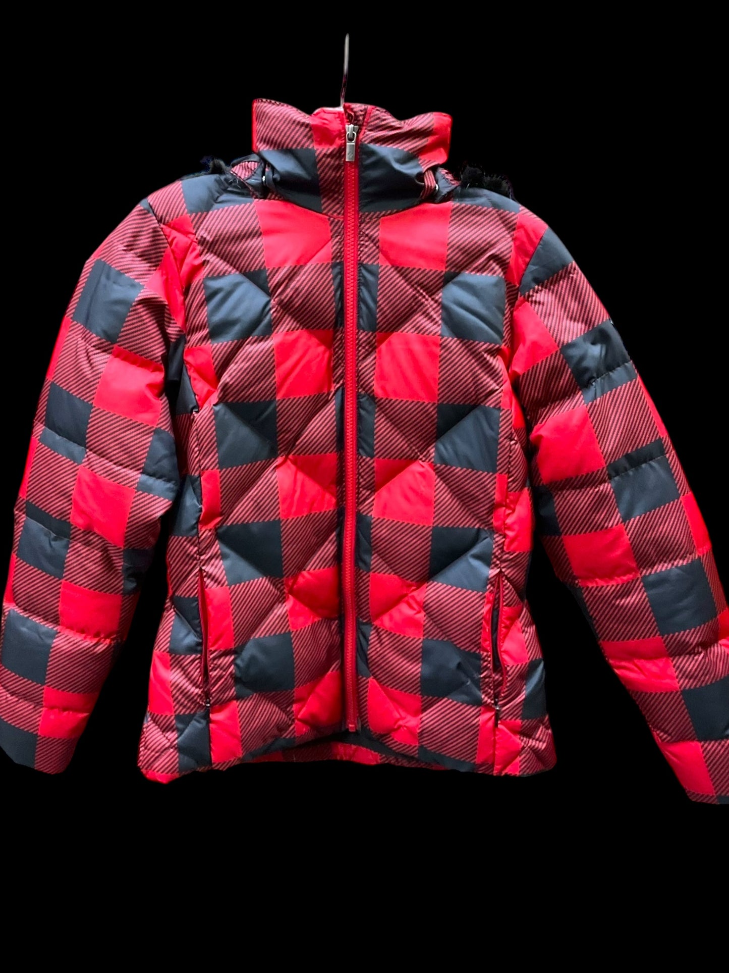 Coat Puffer & Quilted By Columbia In Checkered Pattern, Size: Xs