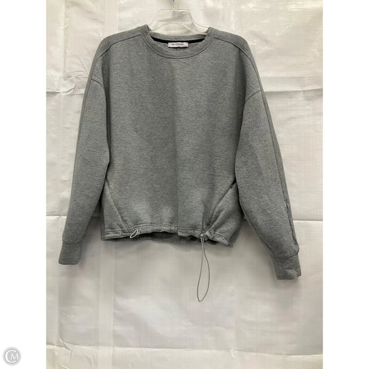 Athletic Top Long Sleeve Crewneck By Banana Republic In Grey, Size: S