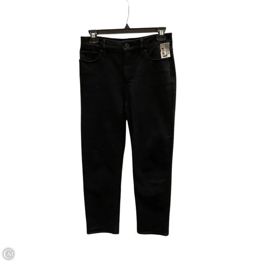 Jeans Cropped By White House Black Market In Black, Size: 4