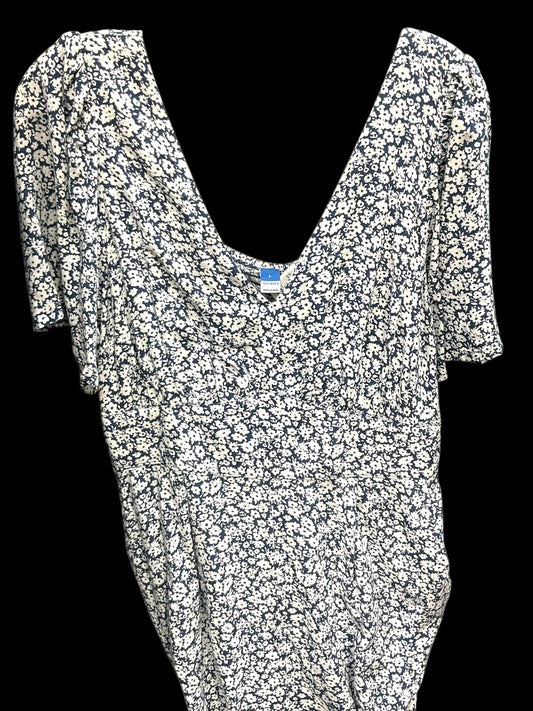 Jumpsuit By Old Navy In Floral Print, Size: L