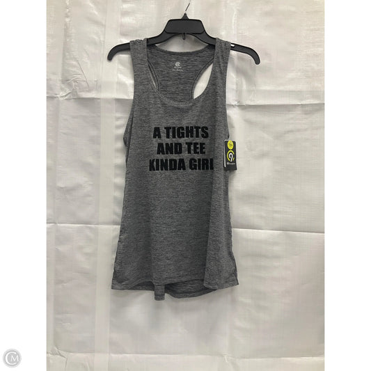 Athletic Tank Top By Champion In Grey, Size: S