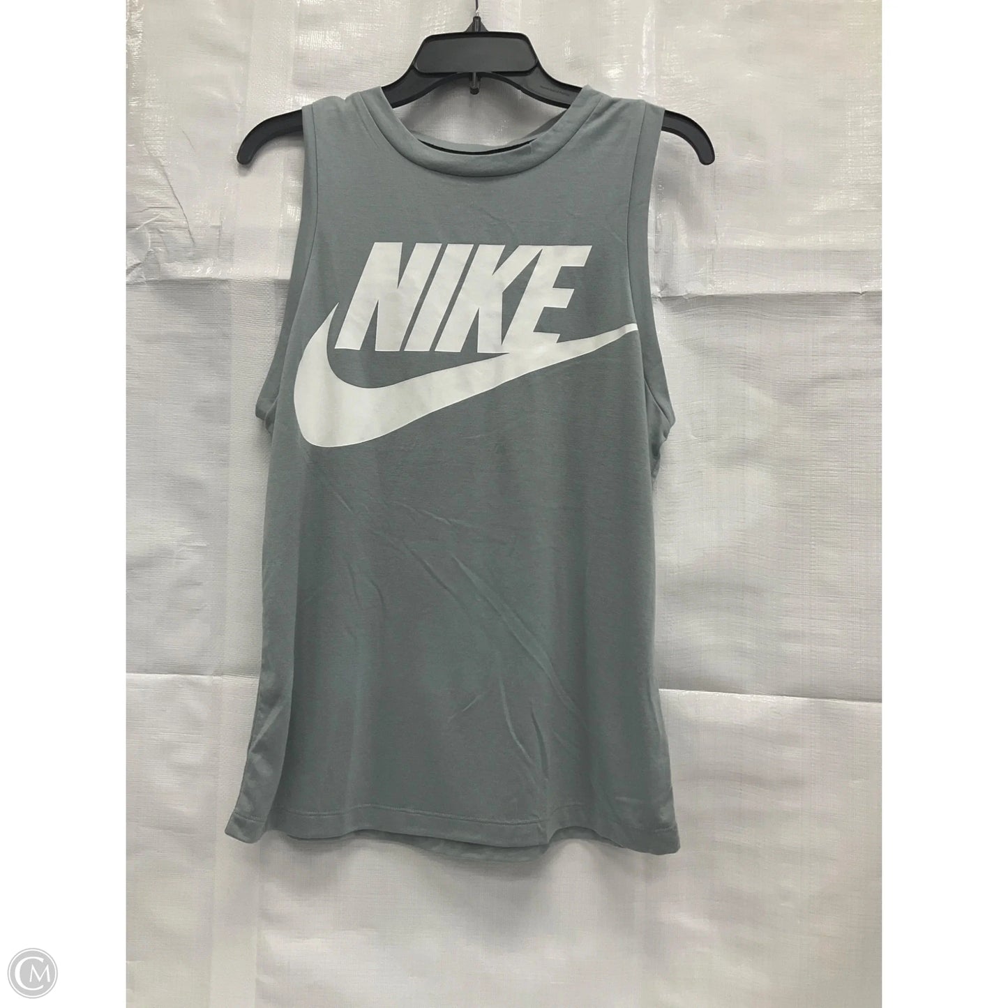 Athletic Tank Top By Nike In Grey, Size: S