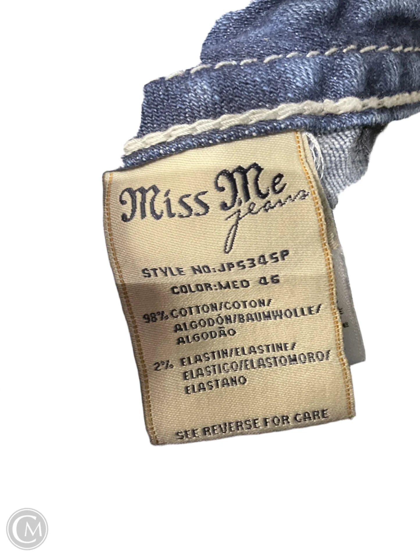 Jeans Cropped By Miss Me  Size: 8