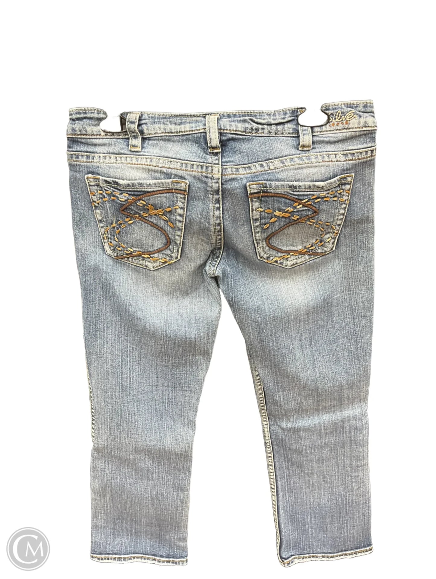 Jeans Cropped By Silver  Size: 10