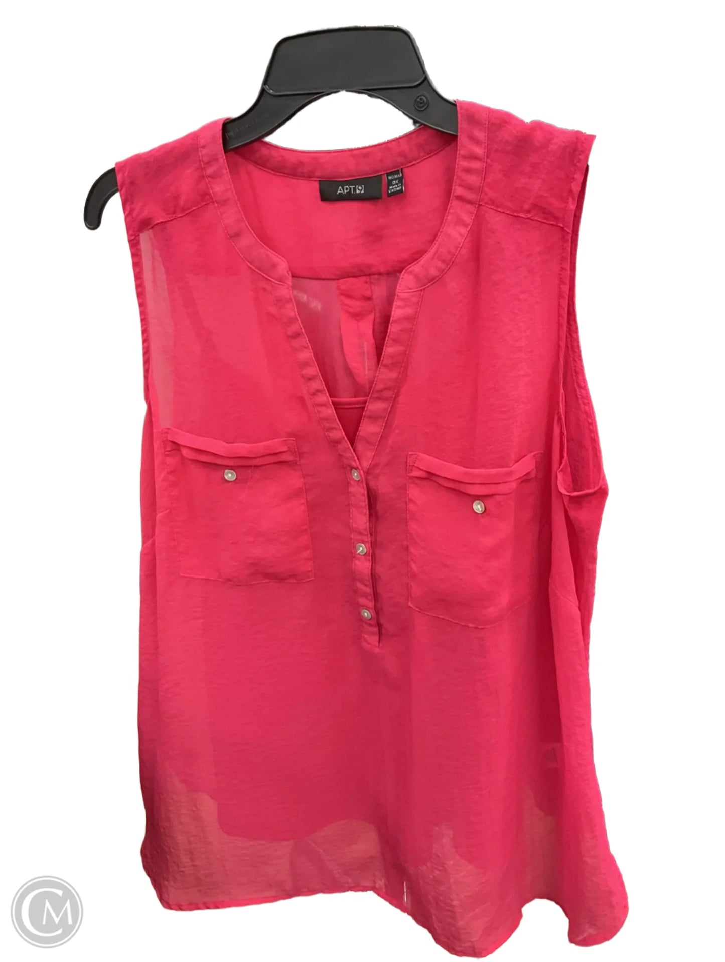 Top Sleeveless By Apt 9  Size: Xl