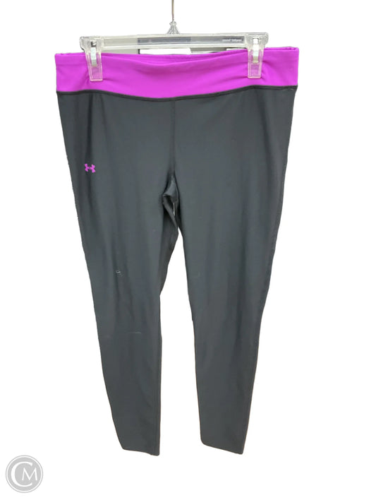 Athletic Leggings By Under Armour In Black, Size: L