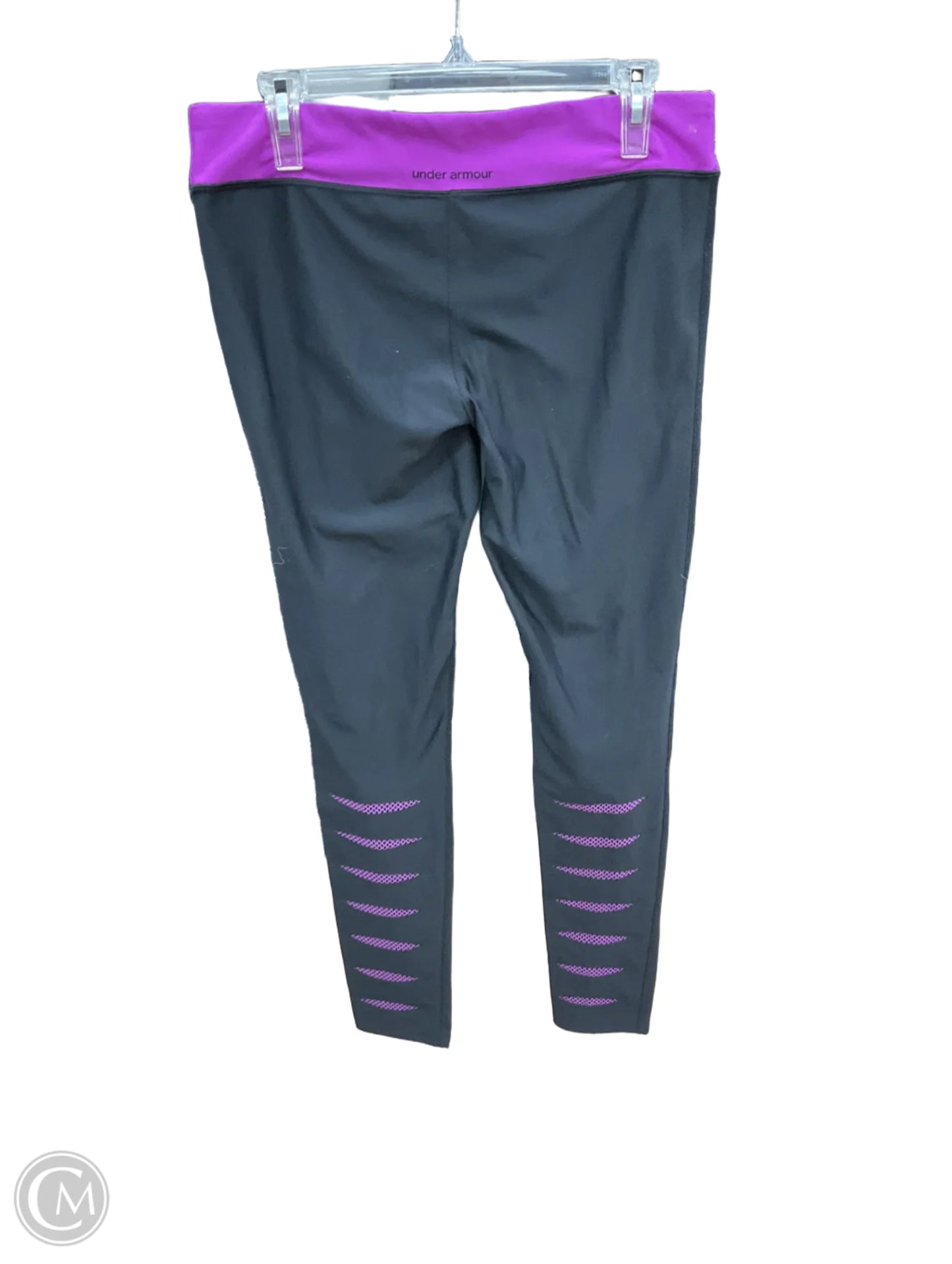 Athletic Leggings By Under Armour In Black, Size: L