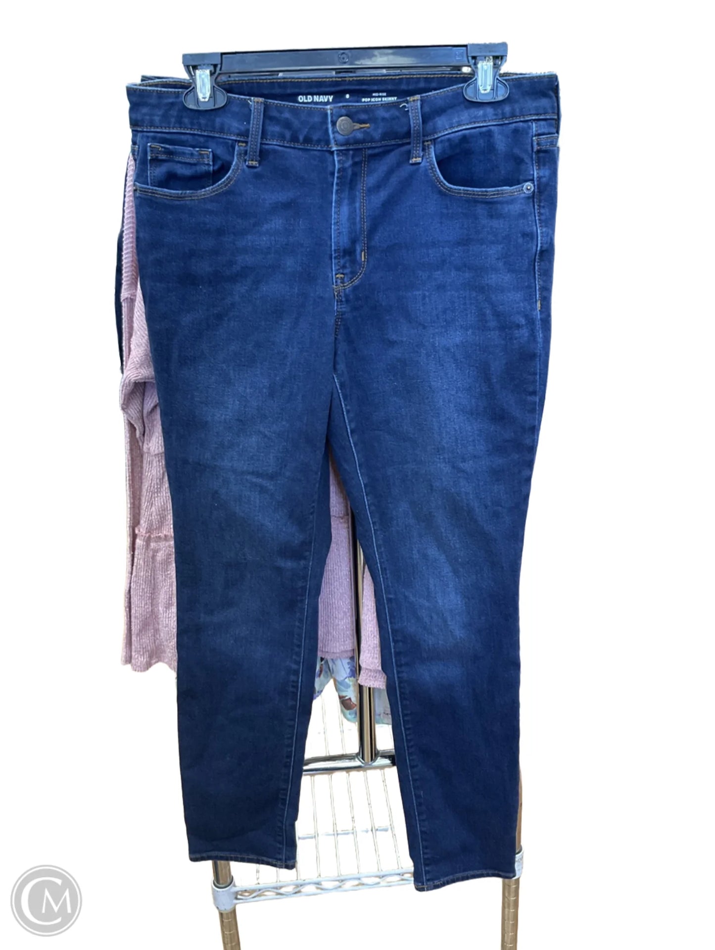 Jeans Skinny By Old Navy In Blue, Size: 8