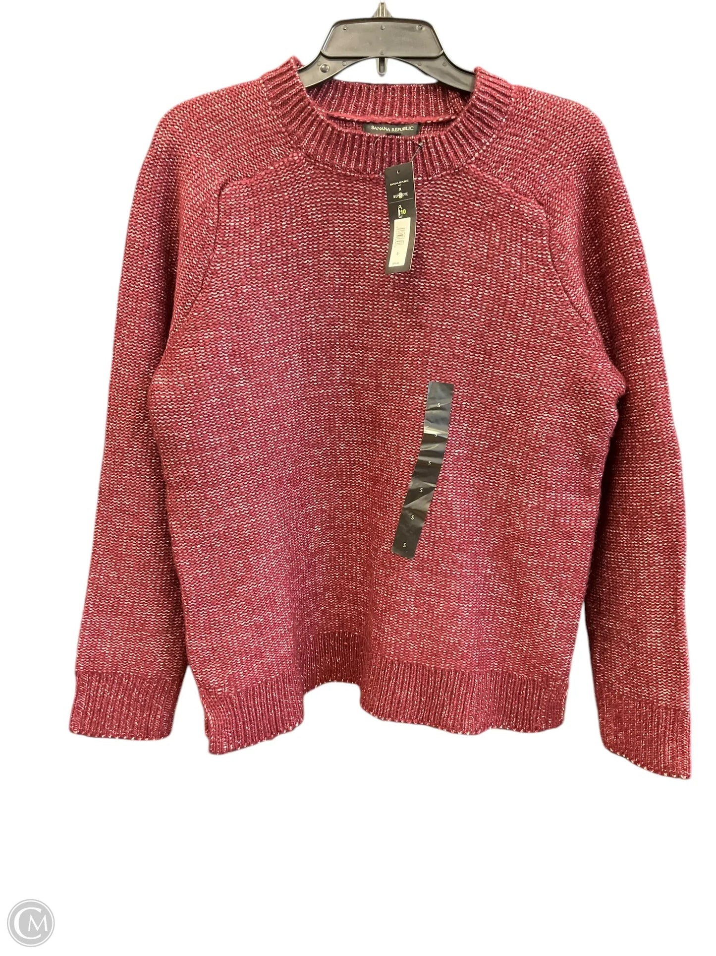 Sweater By Banana Republic In Maroon, Size: S