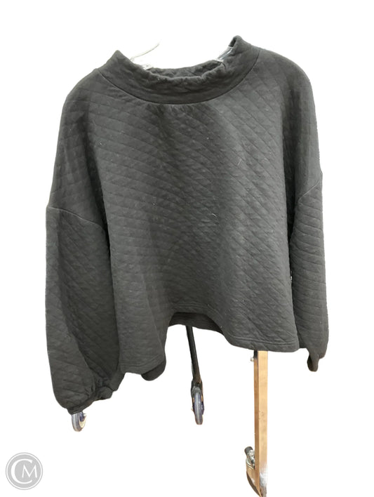 Top Long Sleeve By Falls Creek In Black, Size: 3x