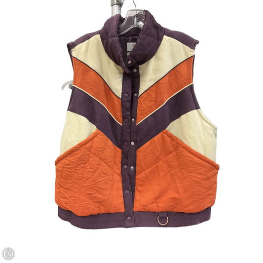 Vest Puffer & Quilted By Anna Sui In Multi-colored, Size: 2x