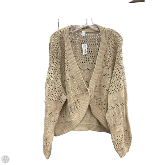 Cardigan By Old Navy In Tan, Size: Xxl