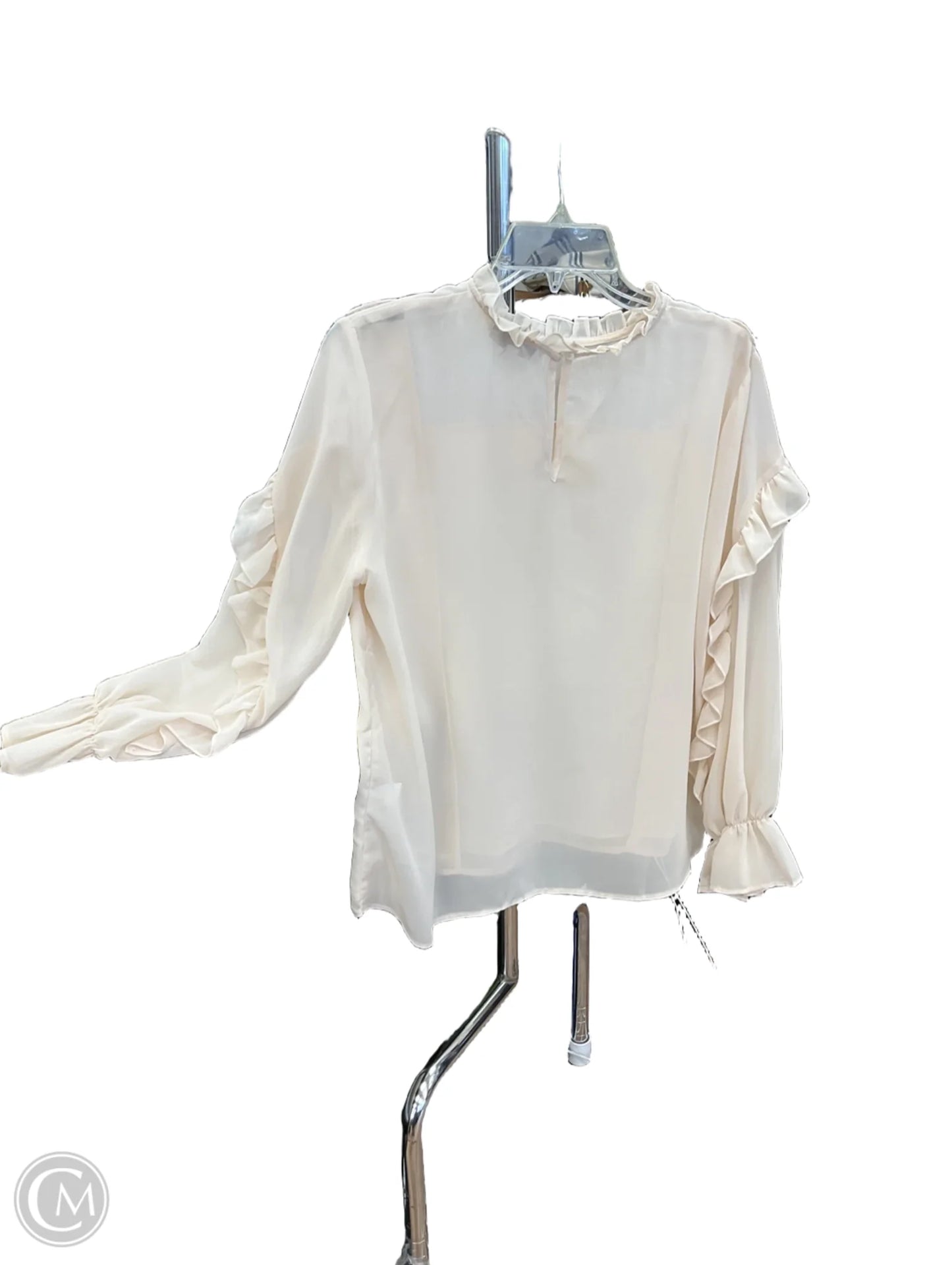 Top Long Sleeve By Hayden La In Peach, Size: M