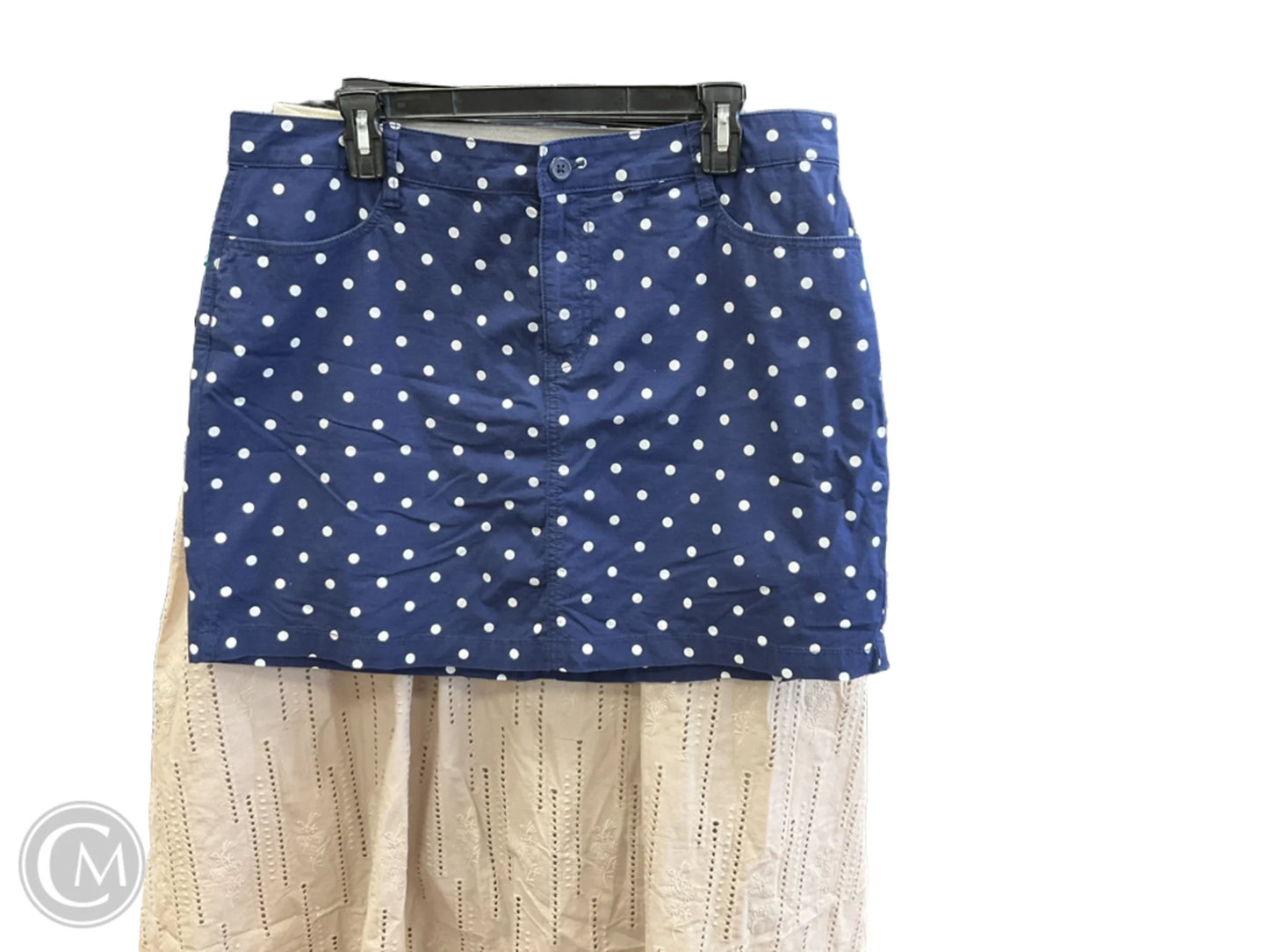 Skirt Mini & Short By St Johns Bay In Polkadot Pattern, Size: 14