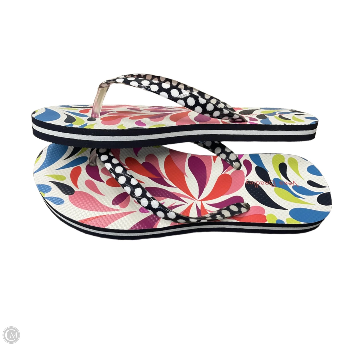 Sandals Flip Flops By Vera Bradley In Multi-colored, Size: 6