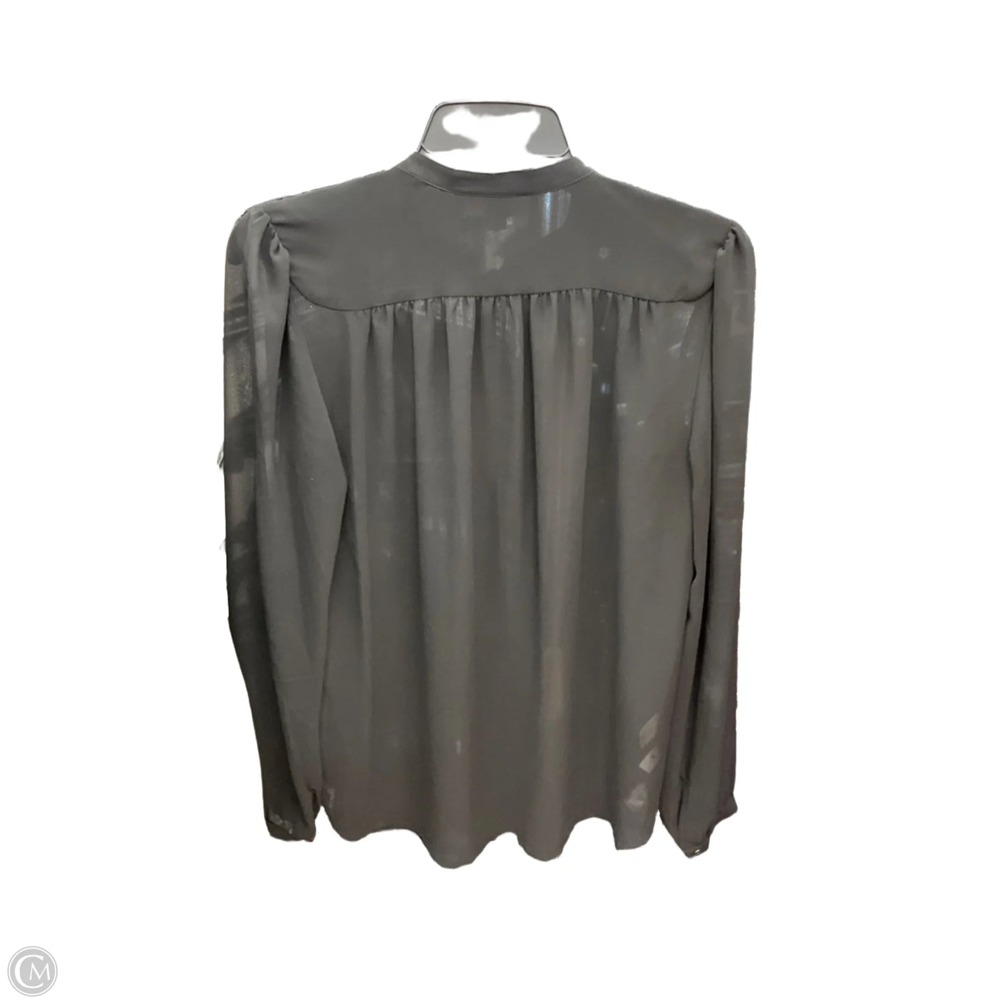 Top Long Sleeve By Loft In Black, Size: S