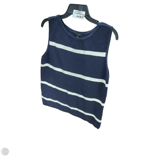 Top Sleeveless By Talbots In Navy, Size: L