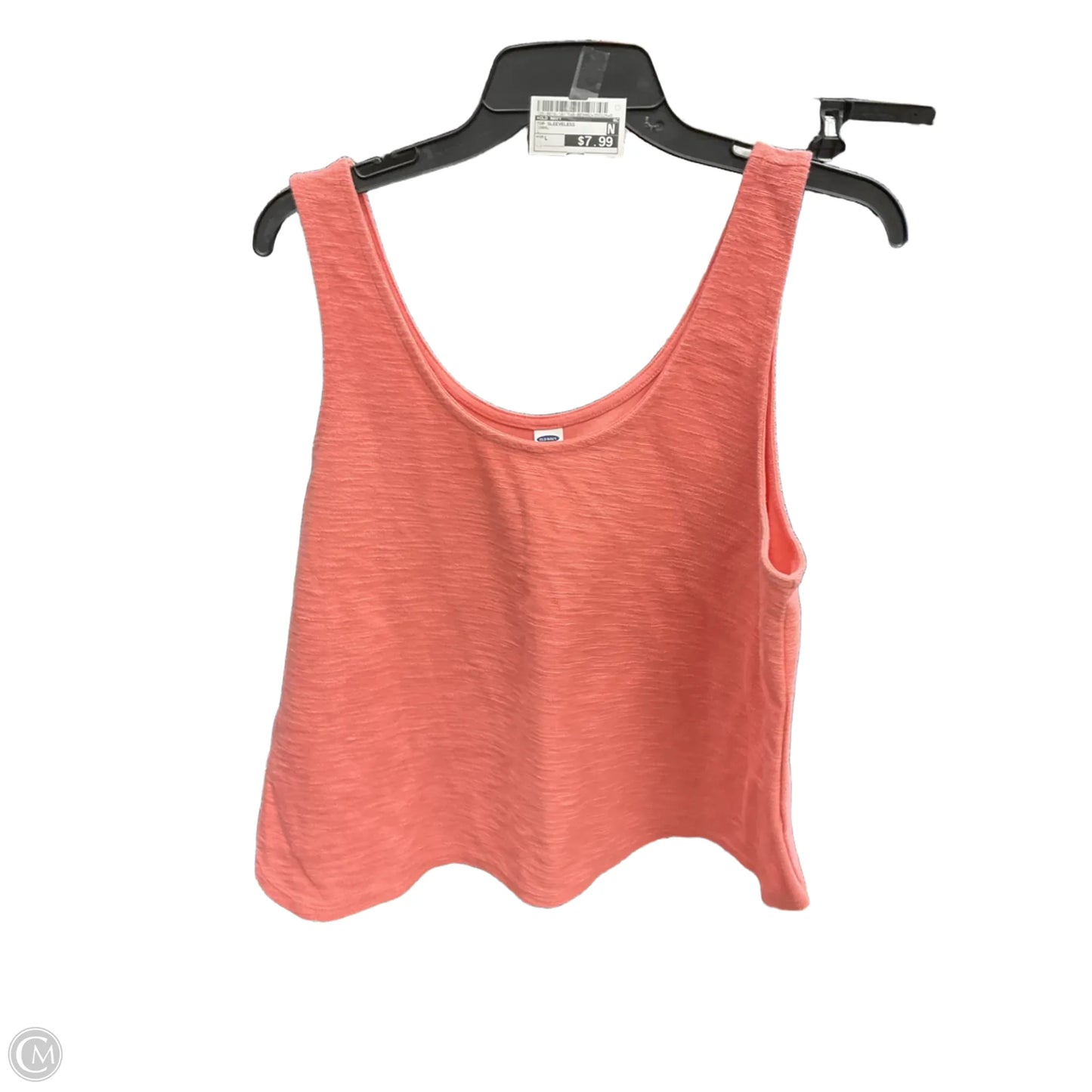 Top Sleeveless By Old Navy In Coral, Size: L