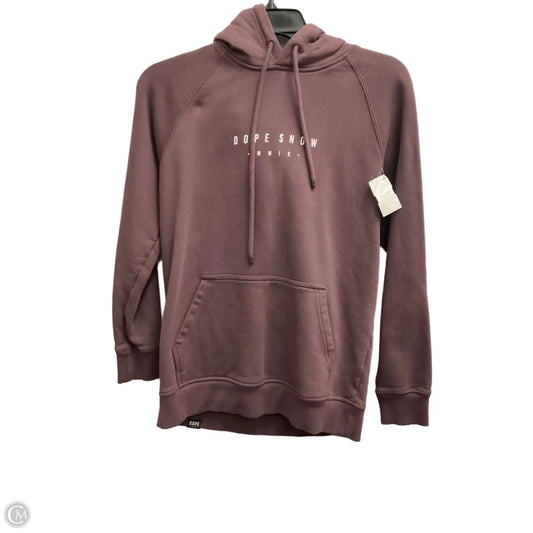 Athletic Top Long Sleeve Hoodie By Cmb In Purple, Size: Xs
