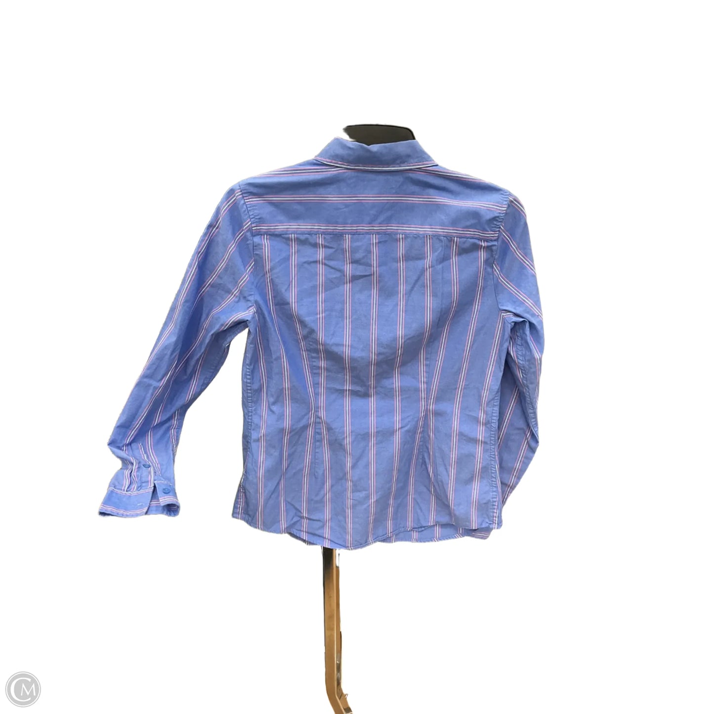 Blouse Long Sleeve By Tommy Hilfiger In Striped Pattern, Size: S