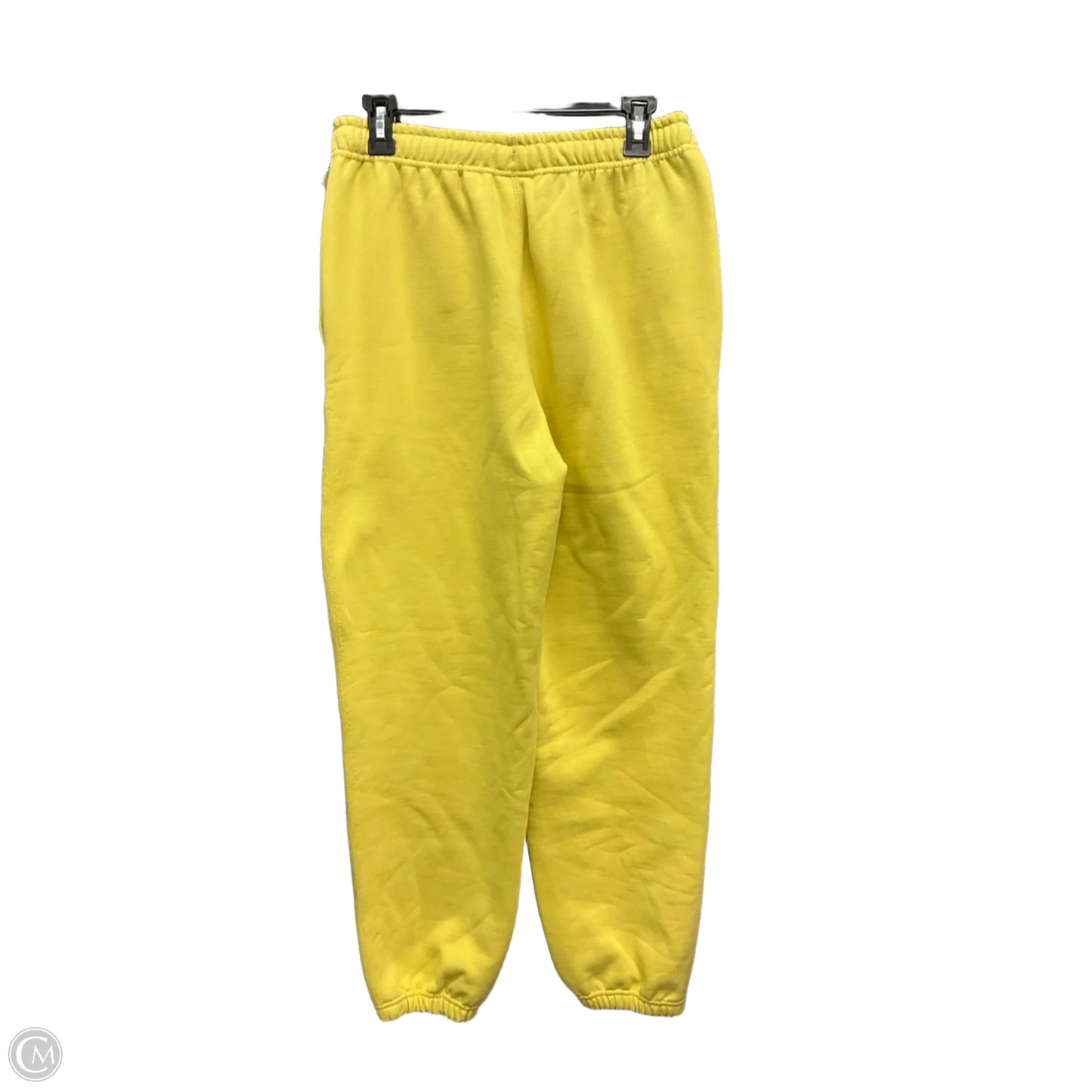 Athletic Pants By Nike In Yellow, Size: S