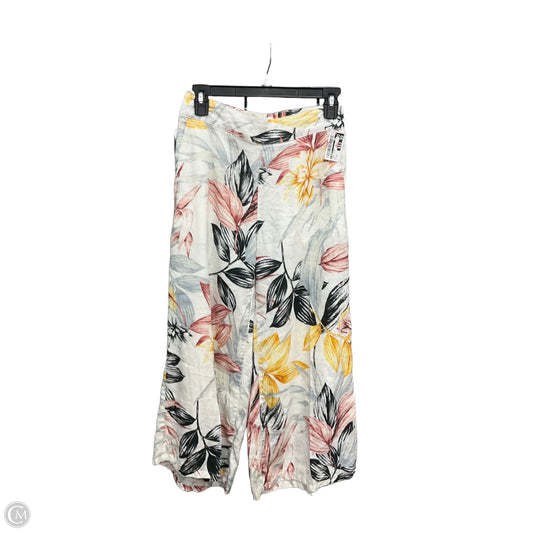 Pants Lounge By C And C In Floral Print, Size: Xs