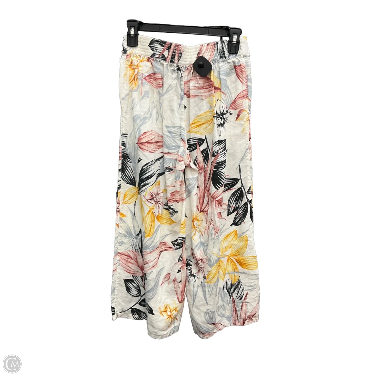 Pants Lounge By C And C In Floral Print, Size: Xs