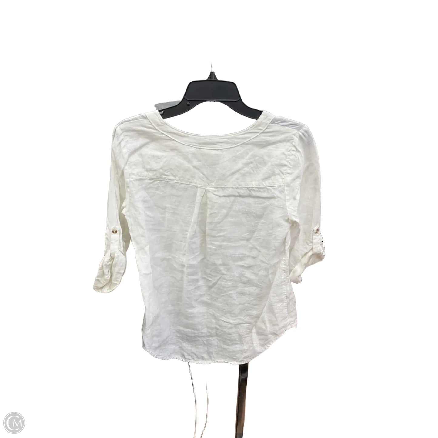 Top 3/4 Sleeve By Maeve In White, Size: Xs