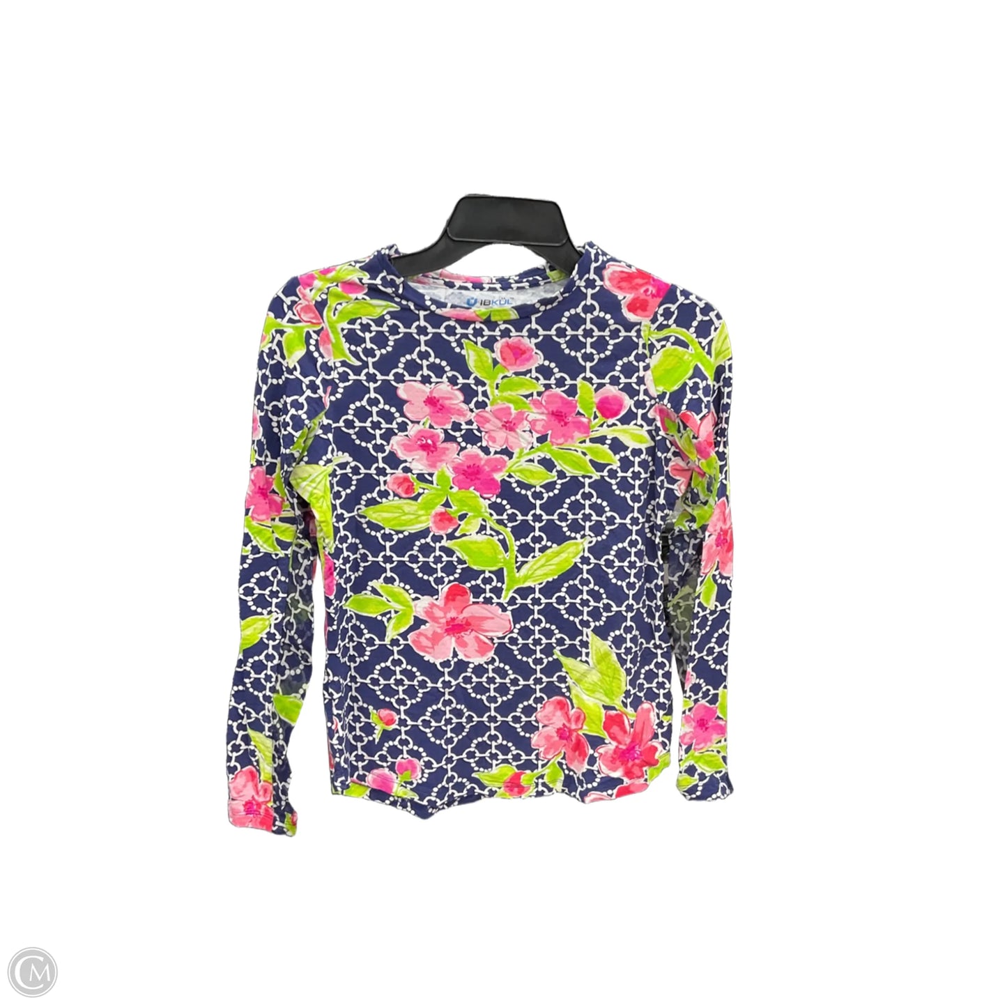 Athletic Top Long Sleeve Crewneck By Cmb In Floral Print, Size: S