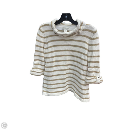 Sweater By Christopher And Banks In Striped Pattern, Size: M