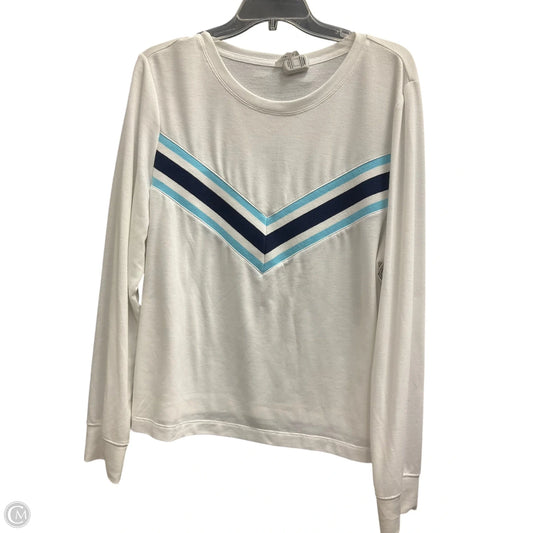 Top Long Sleeve By Ideology In White, Size: Xl