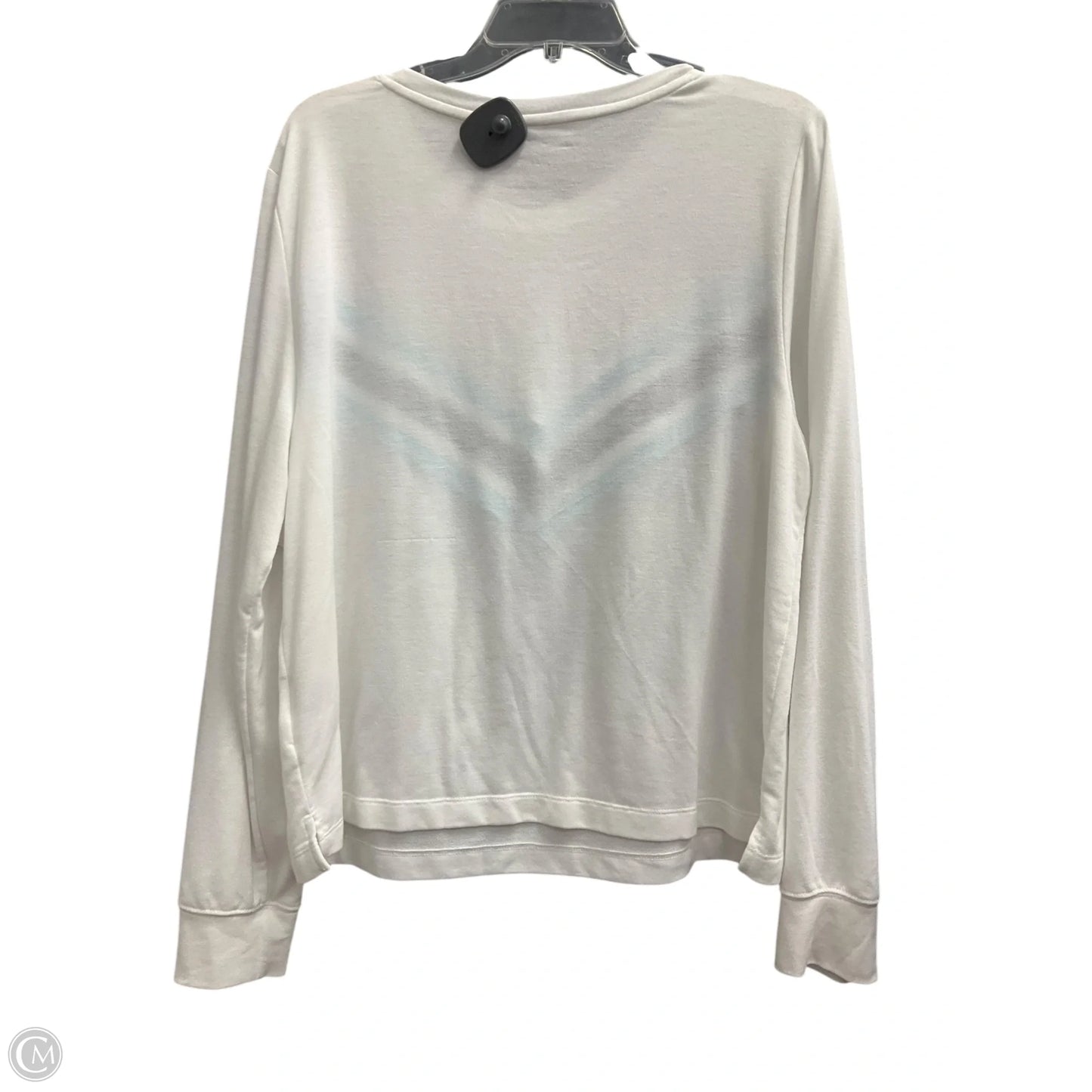 Top Long Sleeve By Ideology In White, Size: Xl
