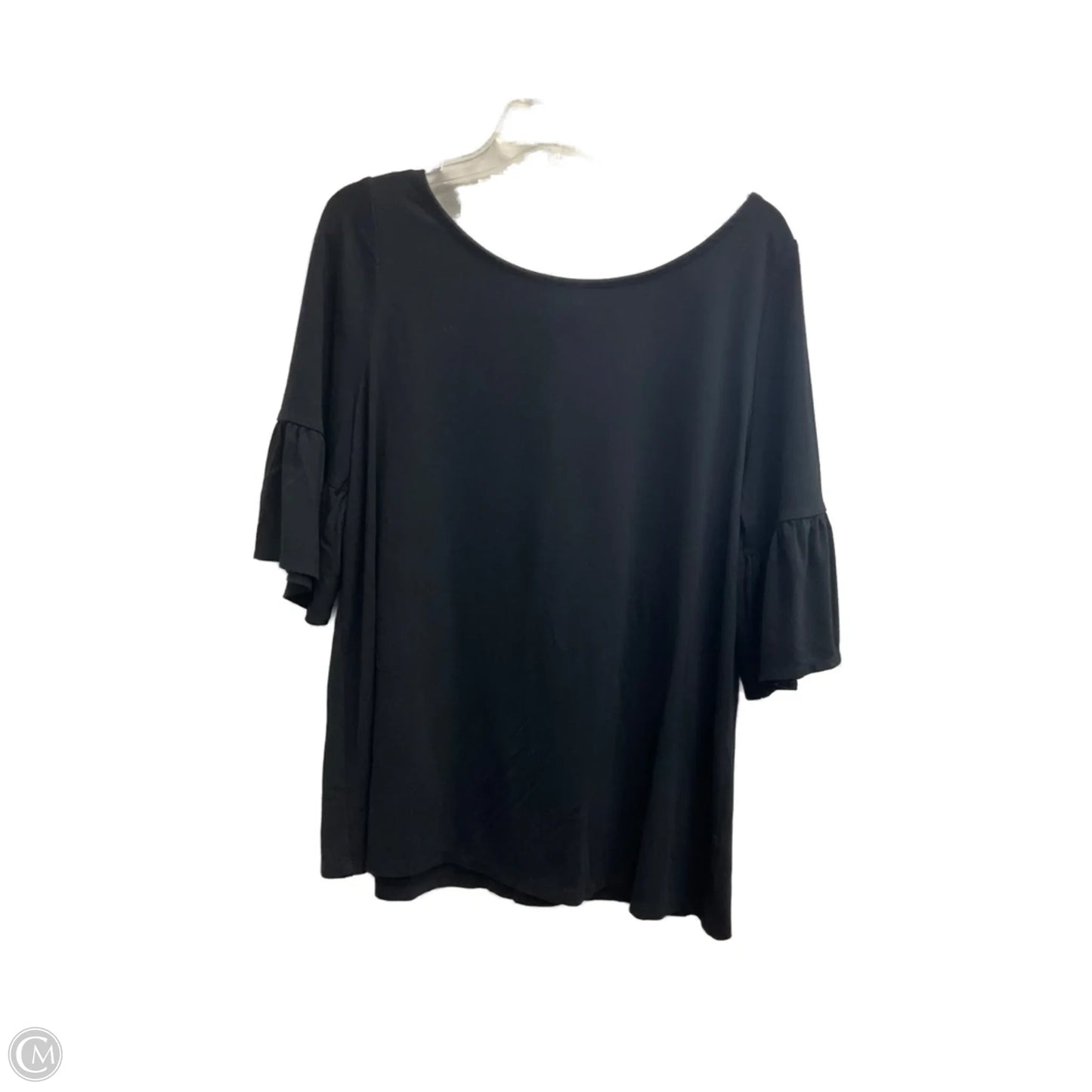 Top Short Sleeve By Lane Bryant In Black, Size: Xl