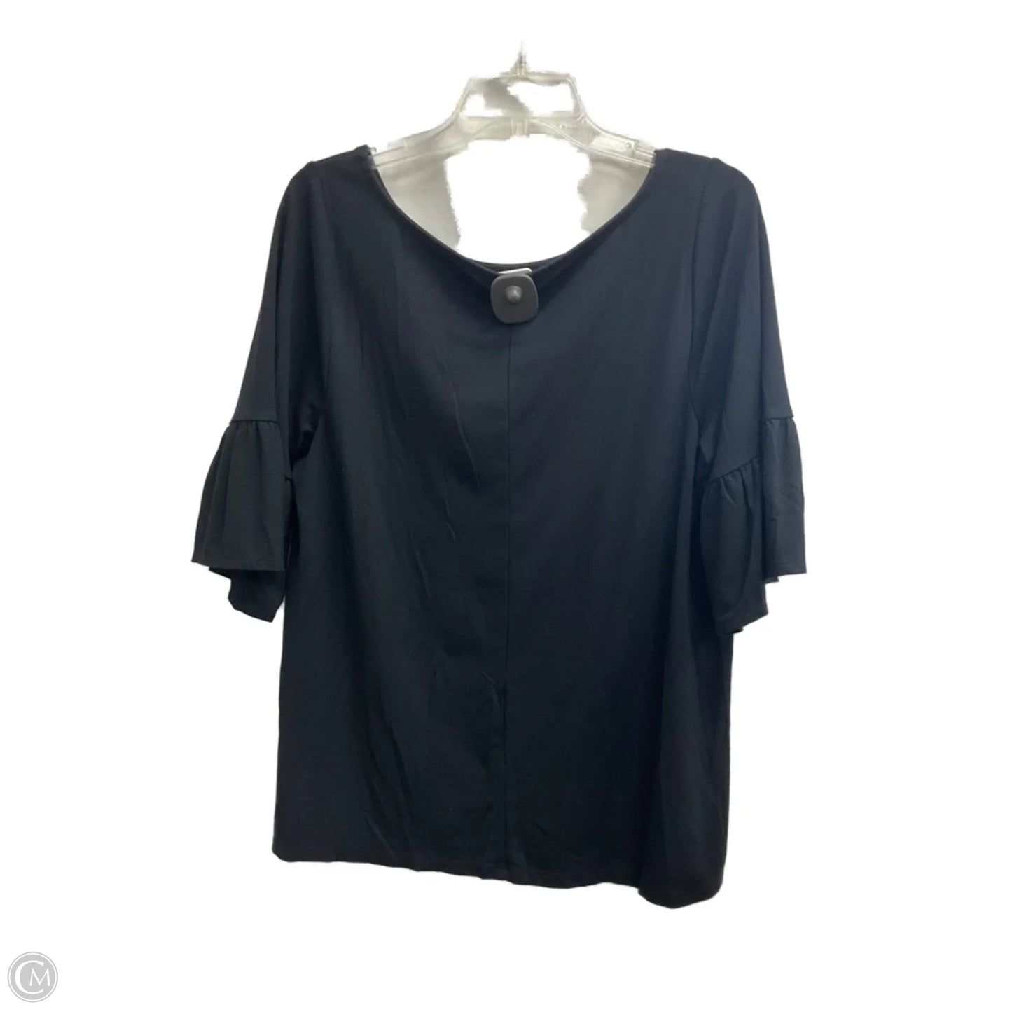 Top Short Sleeve By Lane Bryant In Black, Size: Xl