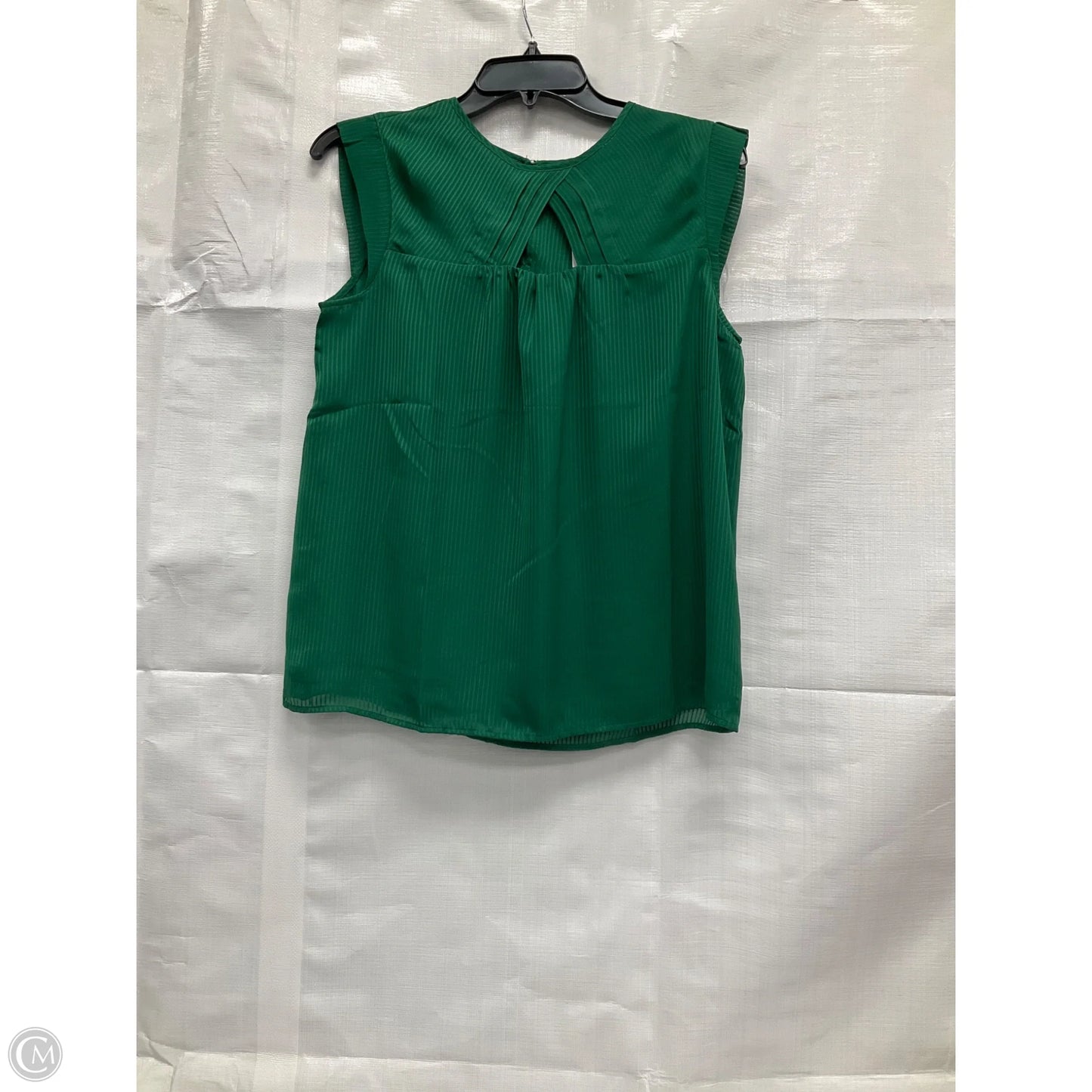 Top Sleeveless By Loft In Green, Size: S