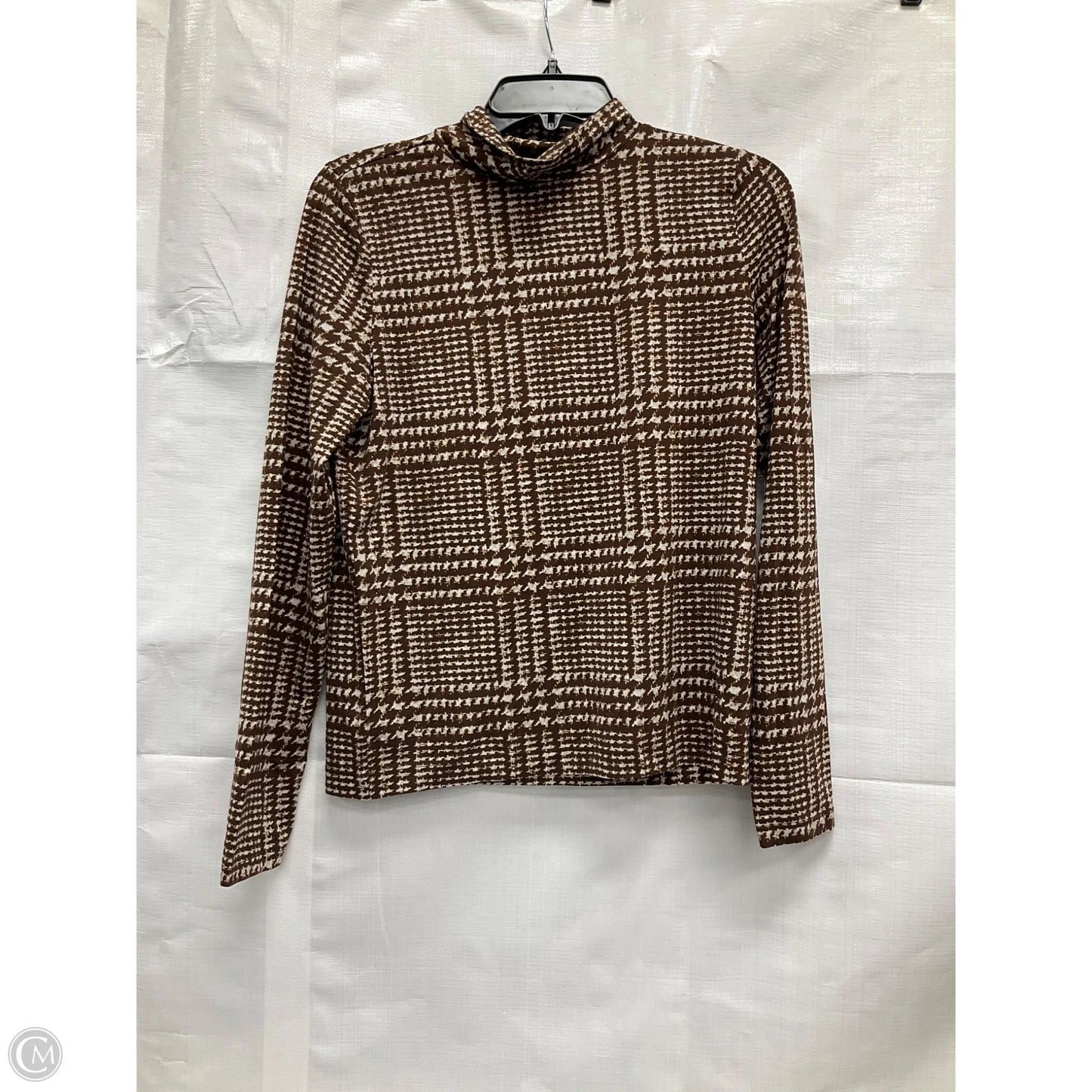 Top Long Sleeve By Loft In Brown, Size: M