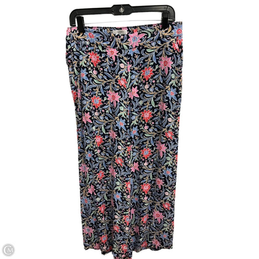 Pants Lounge By Loft In Floral Print, Size: S