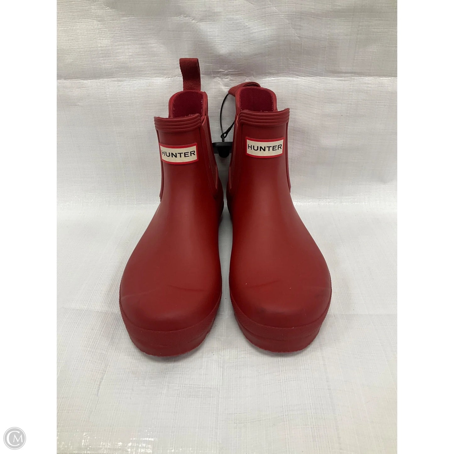 Boots Ankle Flats By Hunter In Red, Size: 9