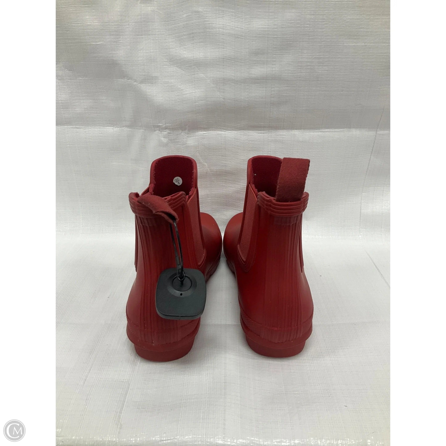 Boots Ankle Flats By Hunter In Red, Size: 9
