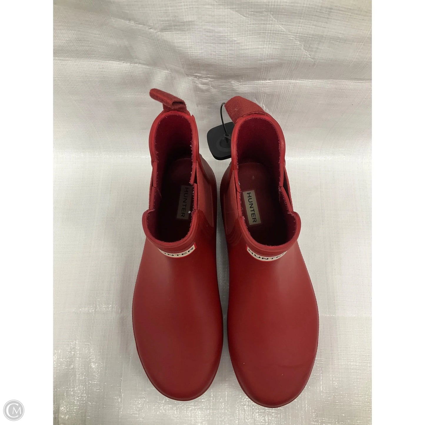 Boots Ankle Flats By Hunter In Red, Size: 9